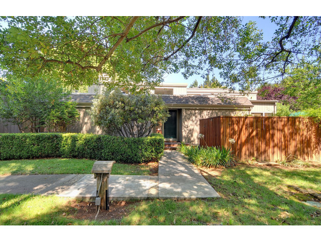 13 Farm Road Los Altos, CA 94024 - Photo 1 of 10 a front view of a house with garden