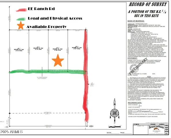 $25,896 | Tbd North Ee Ranch Road, Unit 3/4, McNeal, AZ 85617
