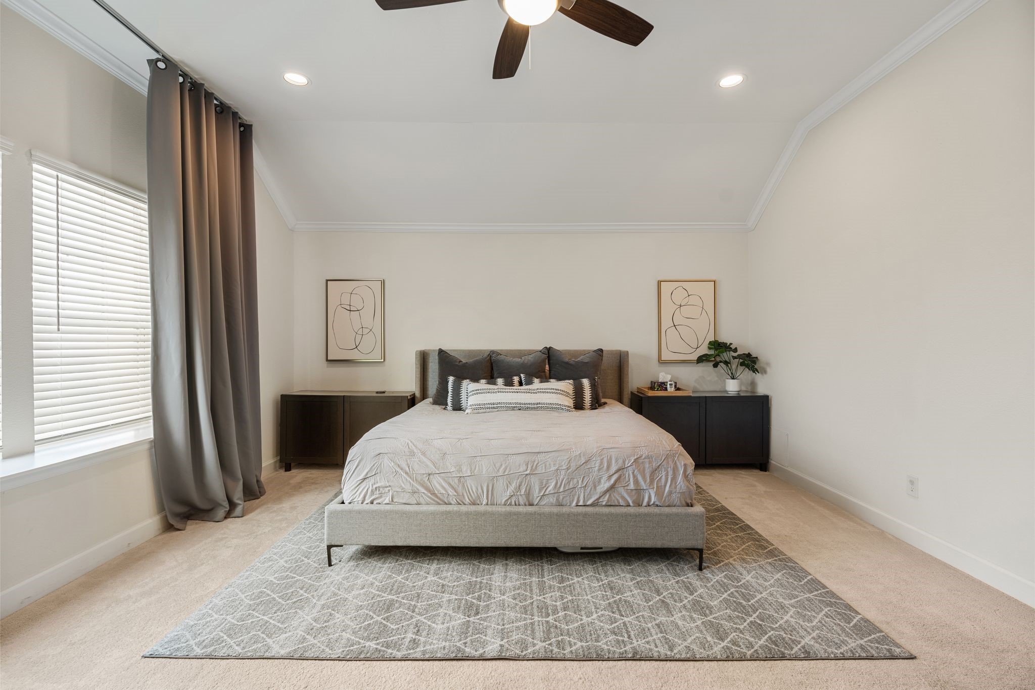 5230 Darling Street Houston, TX 77007 - Photo 2 of 34 The beautiful Primary bedroom is located on the second floor, along with the other two secondary bedrooms.
