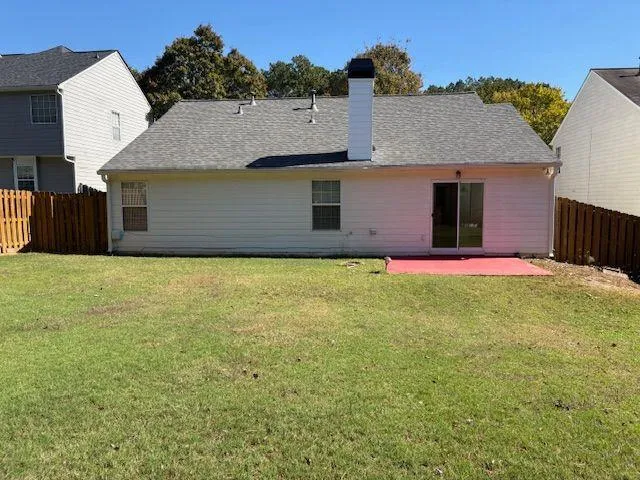 front view of a house with yard