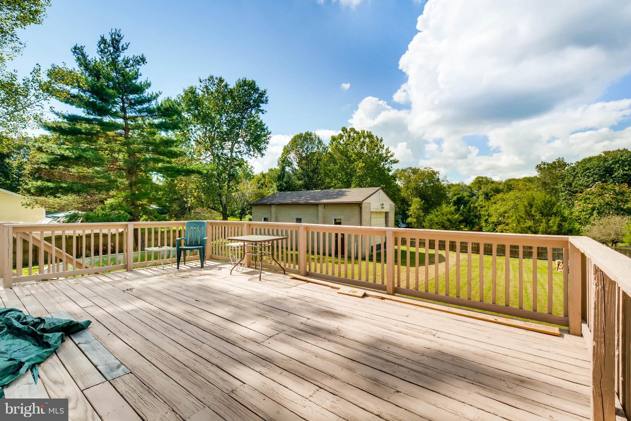 1422 Perryman Road Aberdeen, MD 21001 - Photo 22 of 28 a balcony with wooden floor and fence