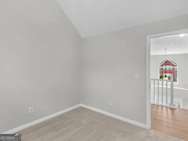 a view of an empty room
