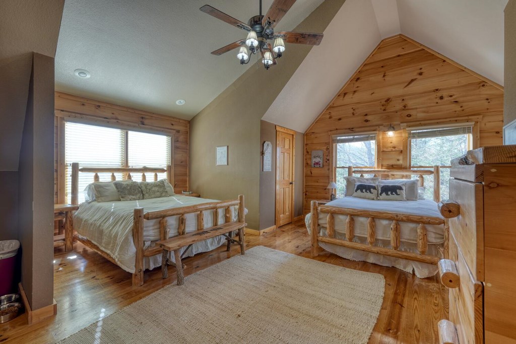 2567 Todd Shook Road Young Harris, GA 30582 - Photo 32 of 62 a bedroom with a bed and window