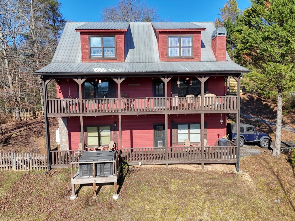 2567 Todd Shook Road Young Harris, GA 30582 - Photo 37 of 62 a view of small pool with table and chairs