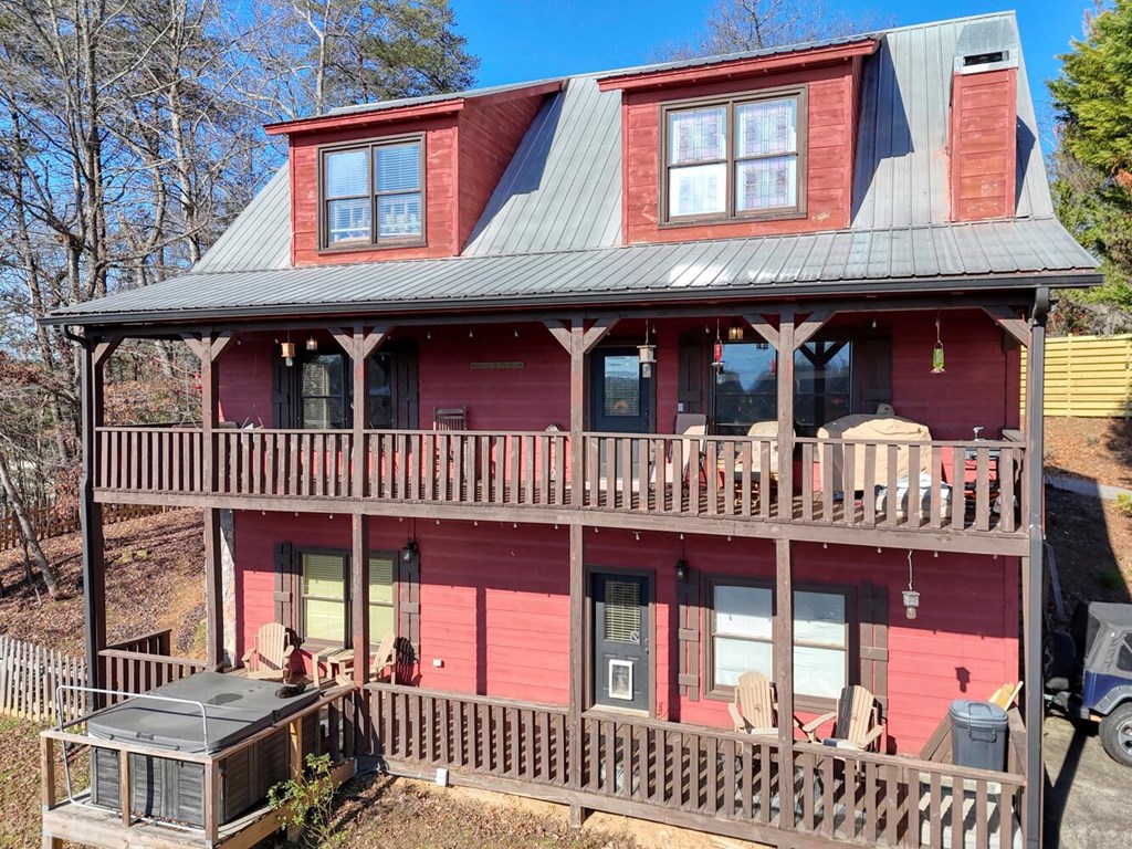 2567 Todd Shook Road Young Harris, GA 30582 - Photo 39 of 62 a front view of a house with glass windows