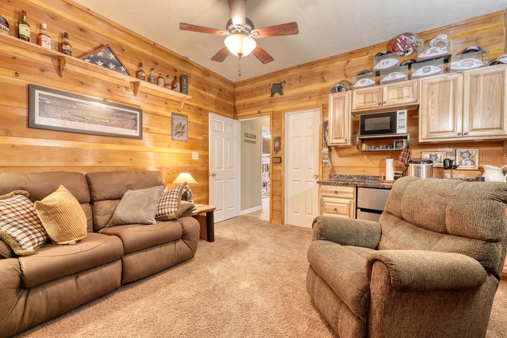 2567 Todd Shook Road Young Harris, GA 30582 - Photo 42 of 62 a living room with furniture and a flat screen tv