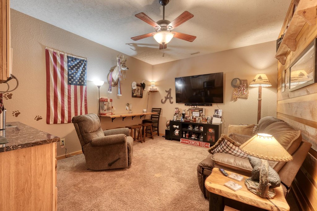 2567 Todd Shook Road Young Harris, GA 30582 - Photo 43 of 62 a living room with furniture and a flat screen tv