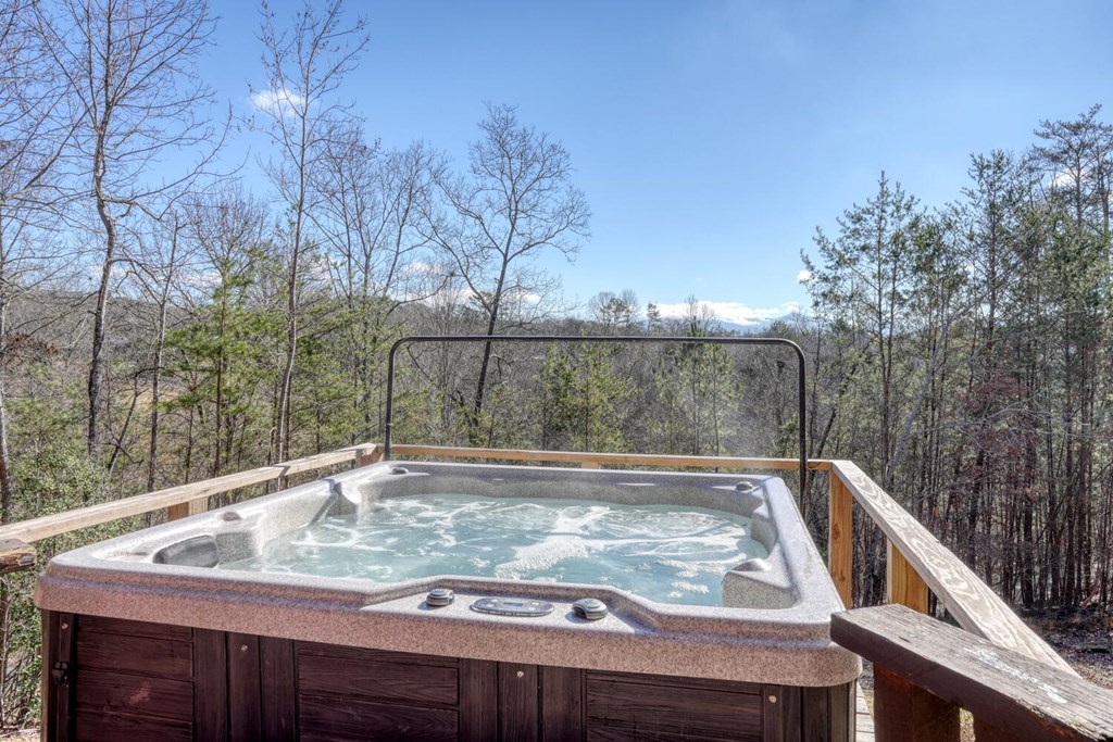 2567 Todd Shook Road Young Harris, GA 30582 - Photo 51 of 62 a view of a back yard from a balcony