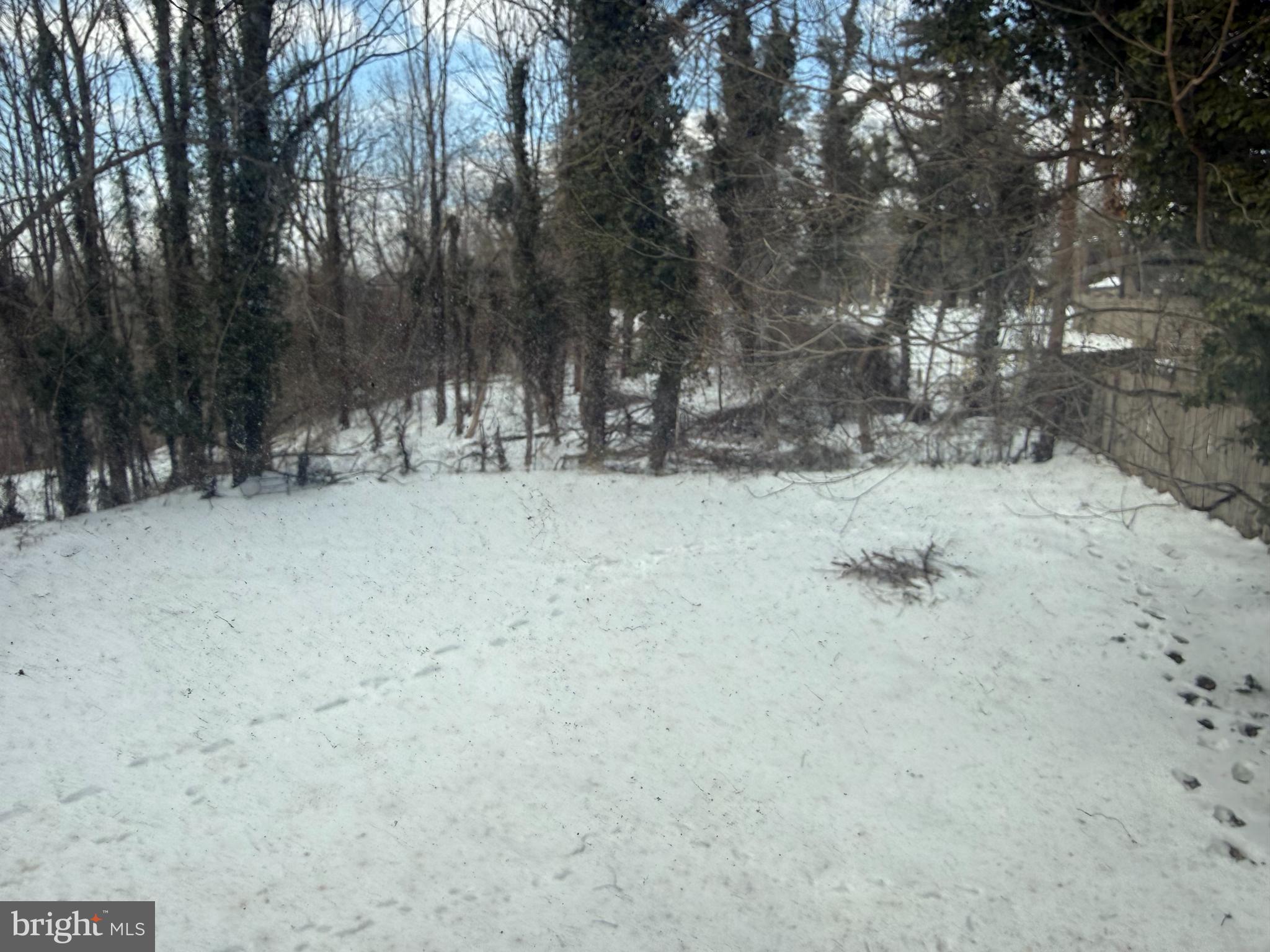 116 Walnut Street Bordentown, NJ 08505 - Photo 13 of 13 a view of a yard covered in snow