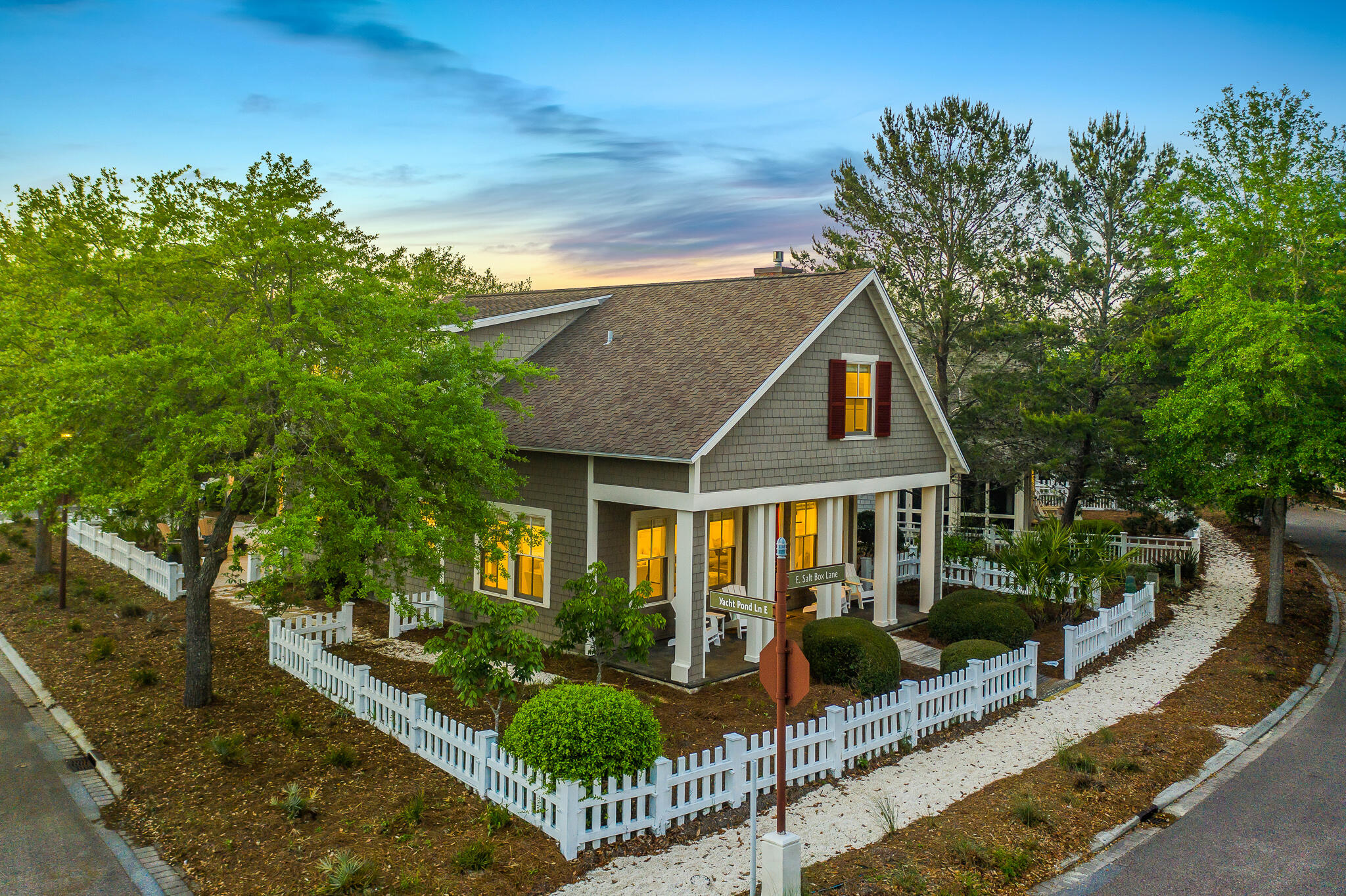290 Salt Watersound, FL 32461 - Photo 37 of 45 a house view with a garden space