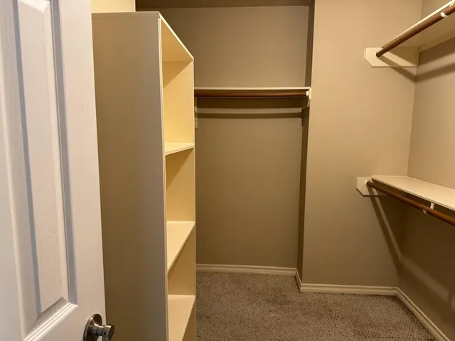 a view of walk in closet
