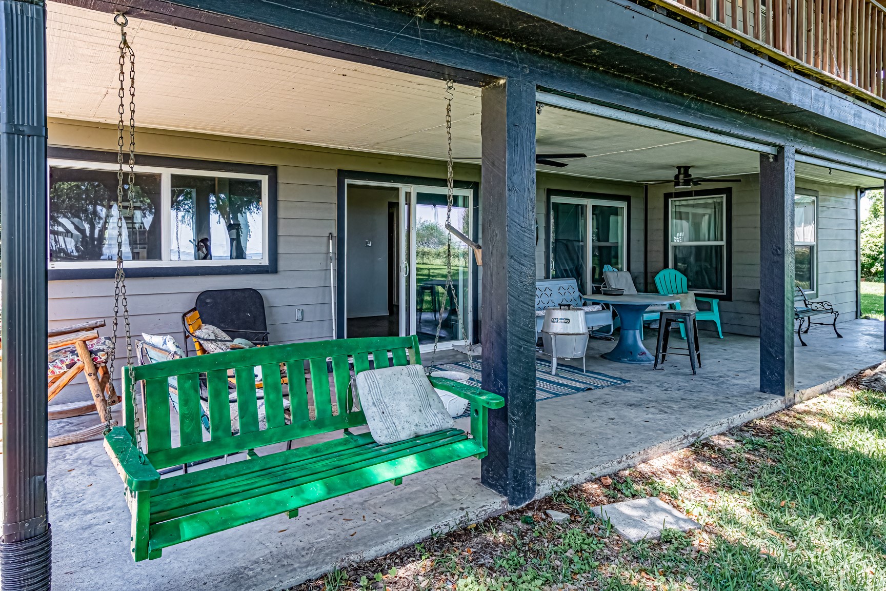 480 Johnson Road Coldspring, TX 77331 - Photo 20 of 49 Imagine yourself relaxing in your swing looking out to the lake at sunset.