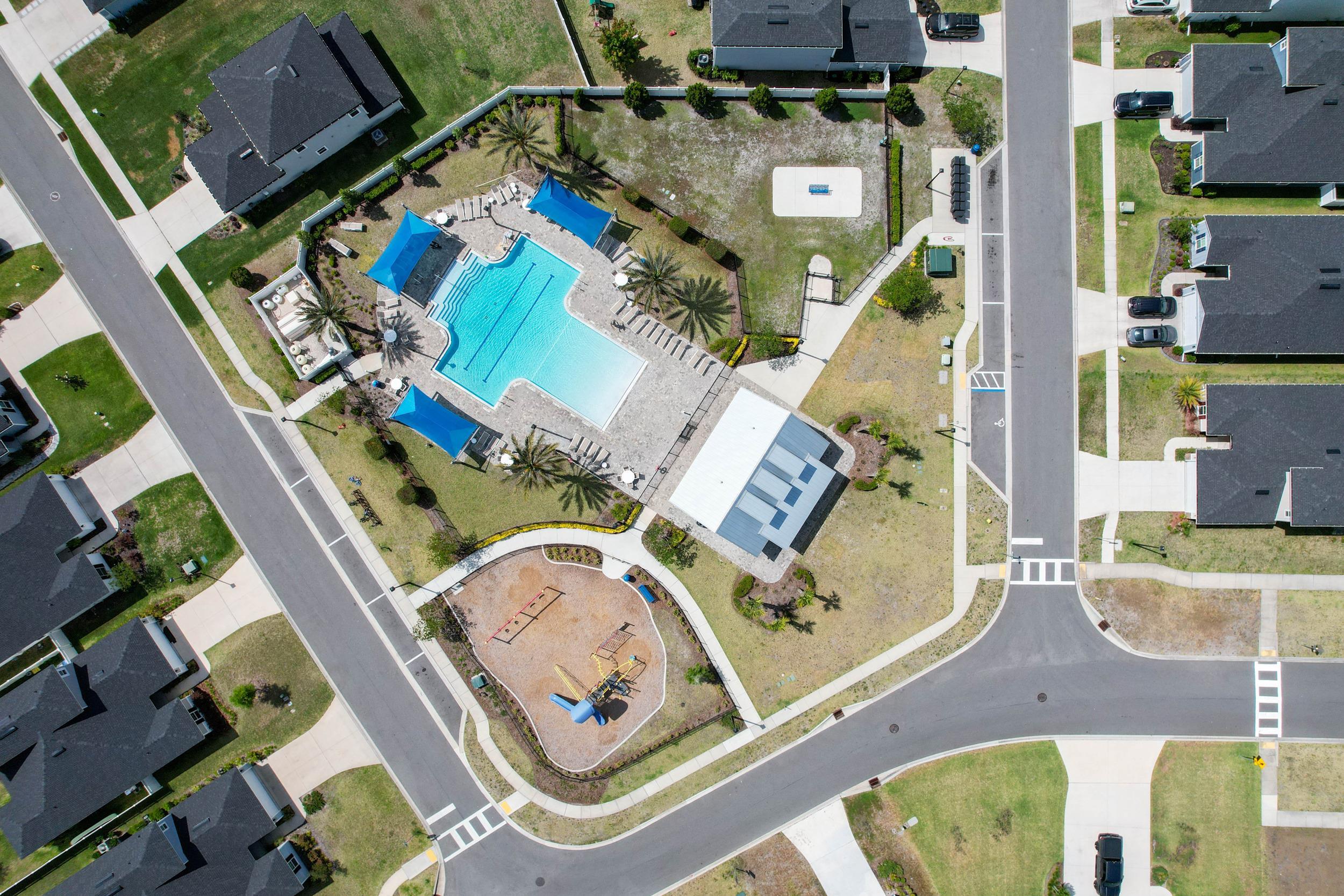 597 Meadow Ridge Drive St. Augustine, FL 32092 - Photo 56 of 56 an aerial view of a house