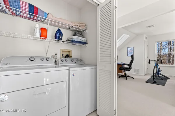 a room with storage and utility