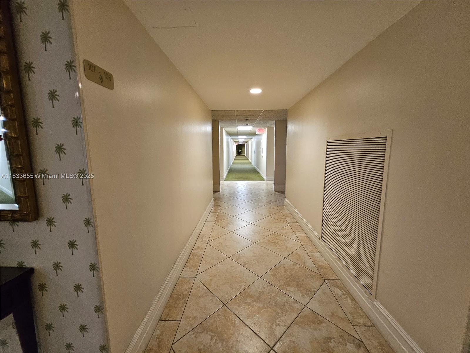 1101 River Reach Drive, Unit 418 Fort Lauderdale, FL 33315 - Photo 46 of 54 a view of a hallway