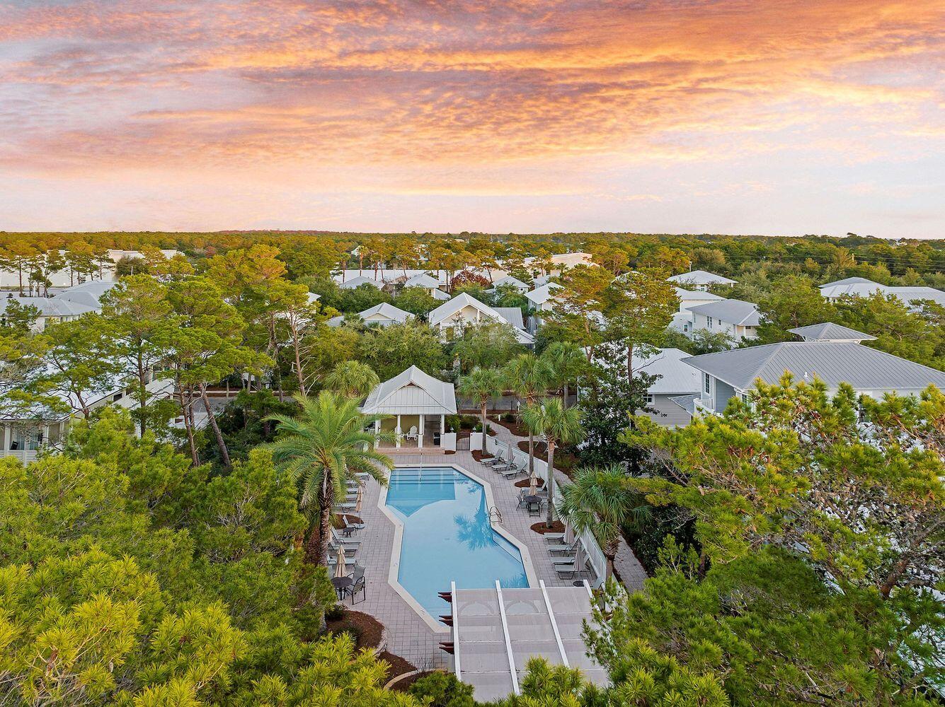 28 Hiker Street Santa Rosa Beach, FL 32459 - Photo 2 of 55 an aerial view of residential houses with outdoor space and trees
