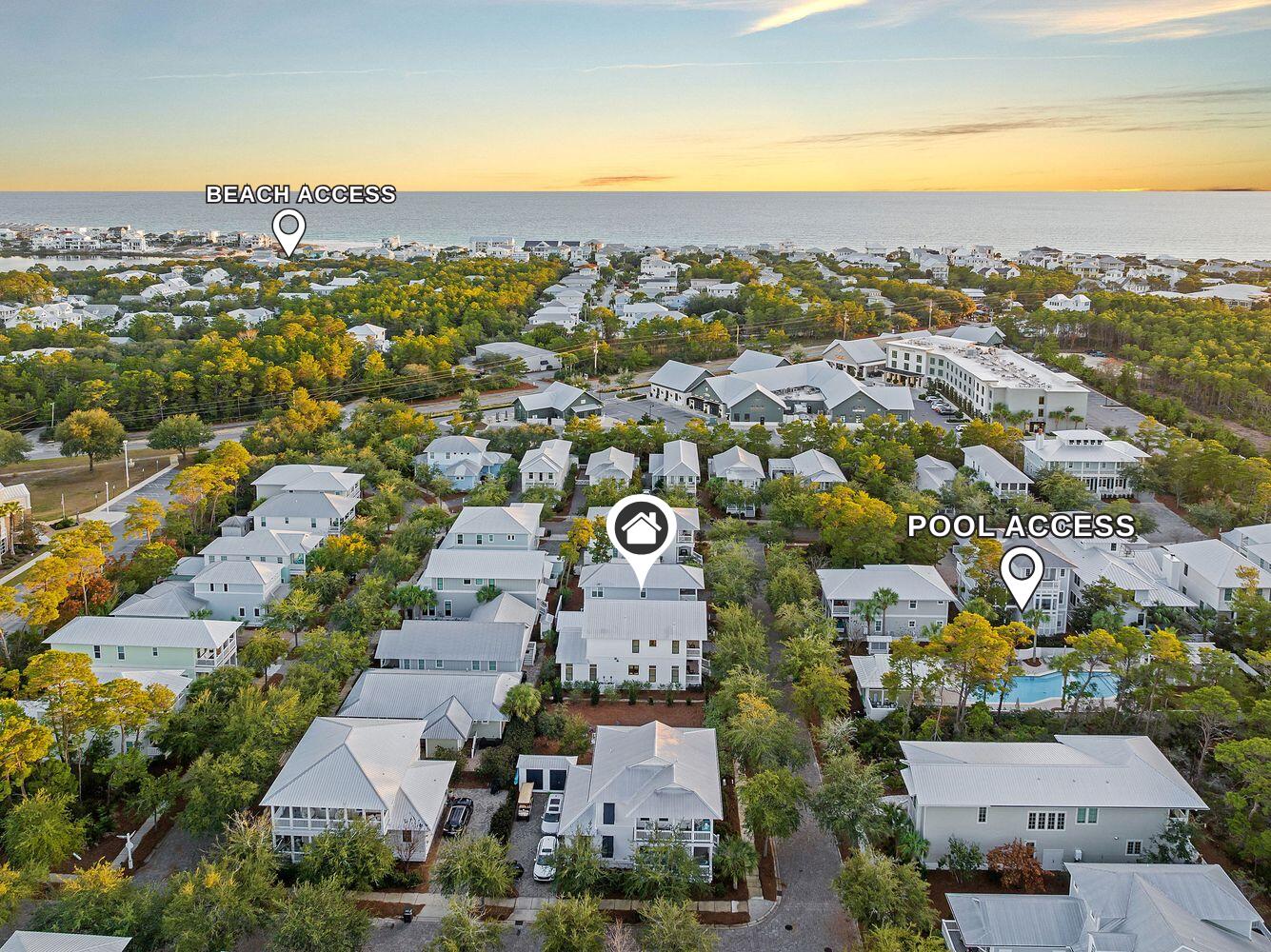 28 Hiker Street Santa Rosa Beach, FL 32459 - Photo 45 of 55 an aerial view of residential building with outdoor space