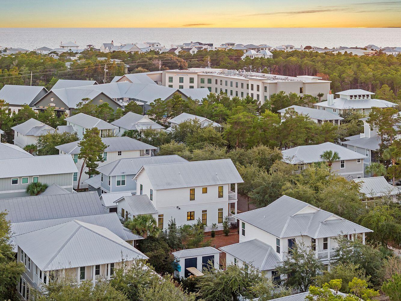 28 Hiker Street Santa Rosa Beach, FL 32459 - Photo 51 of 55 an aerial view of residential houses with outdoor space and city view