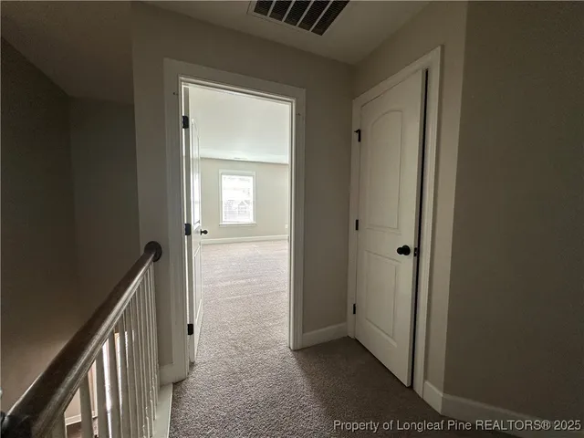 a close view of closet