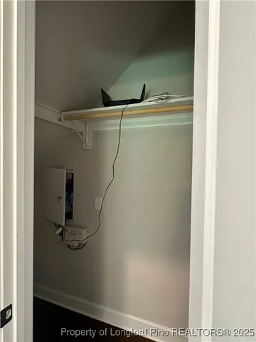 a close view of utility room