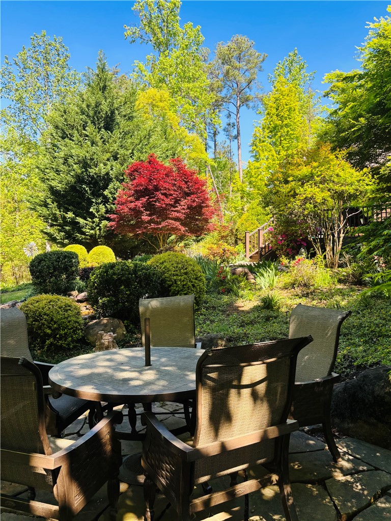 511 Palmer Way Sunset, SC 29685 - Photo 45 of 50 Dining area by water feature