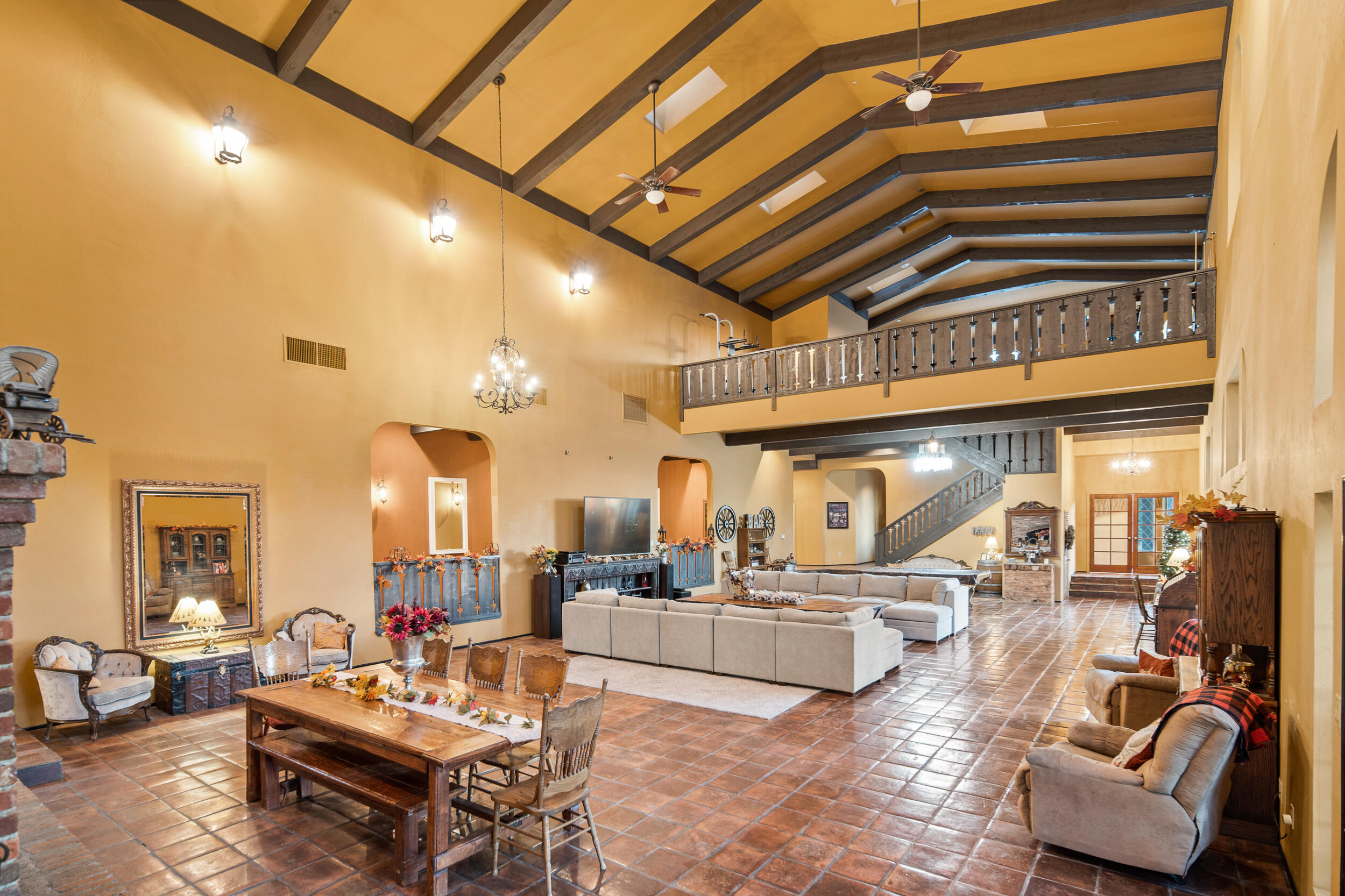 20718 Darsy Road Tehachapi, CA 93561 - Photo 17 of 64 a living room with furniture and a view of kitchen