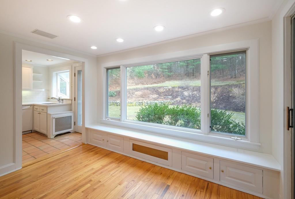 53 Moore Road Wayland, MA 01778 - Photo 4 of 27 a view of a kitchen with a sink and a window