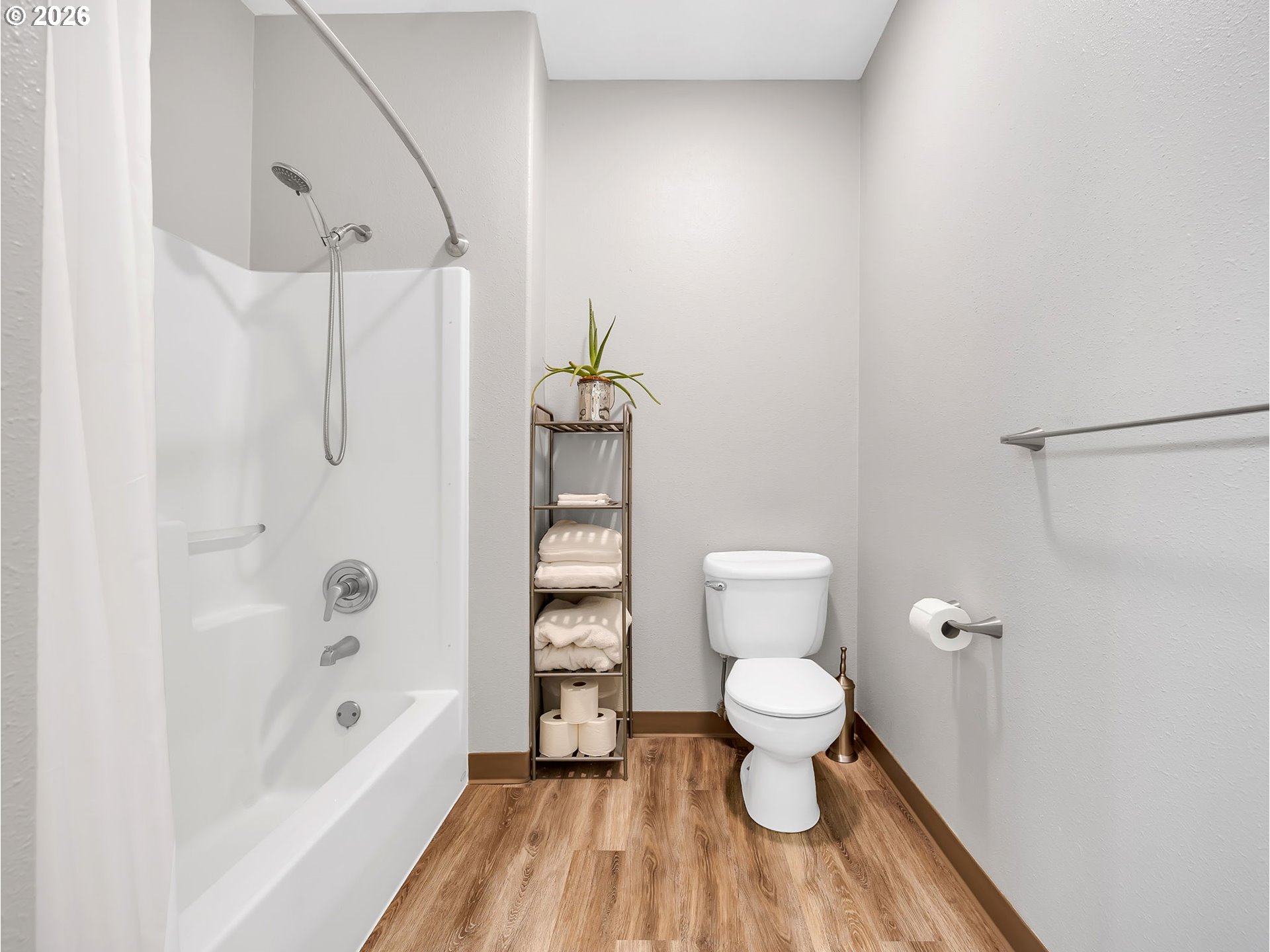 1312 Jackson Street Oregon City, OR 97045 - Photo 18 of 48 a bathroom with a toilet and a shower