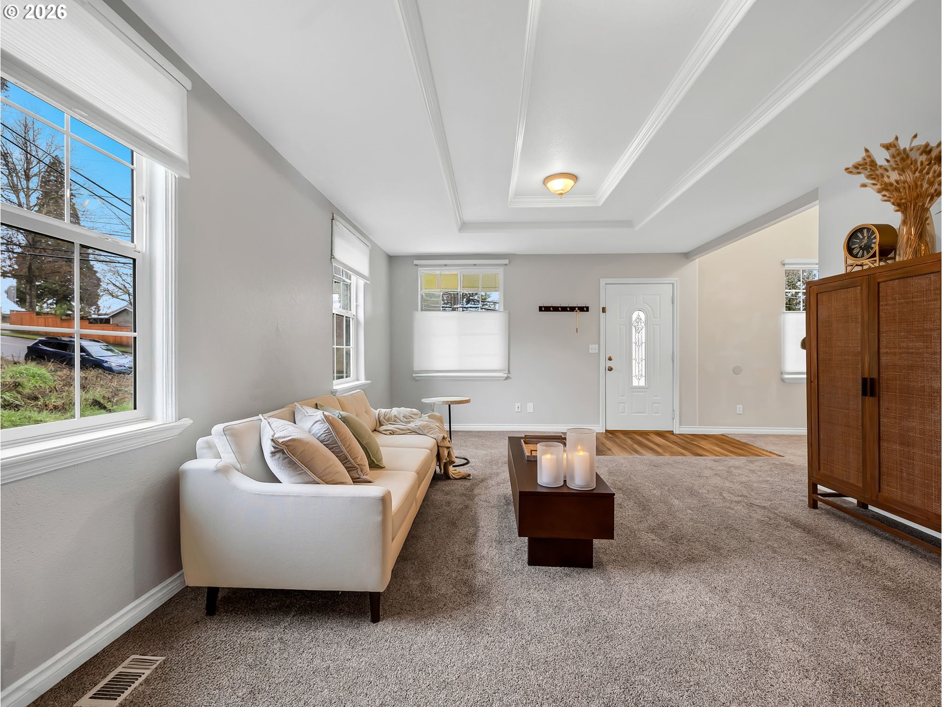1312 Jackson Street Oregon City, OR 97045 - Photo 5 of 48 a living room with furniture and a flat screen tv