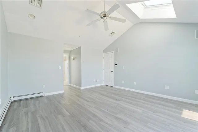 a view of deck with wooden floor and fence