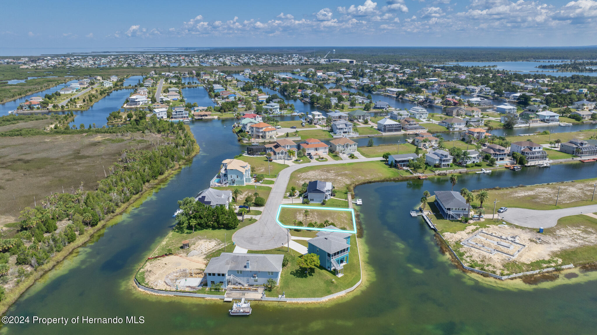 3358 Bluefish Drive Brooksville, FL 34607 - Photo 8 of 13 an aerial view of a house with a ocean view