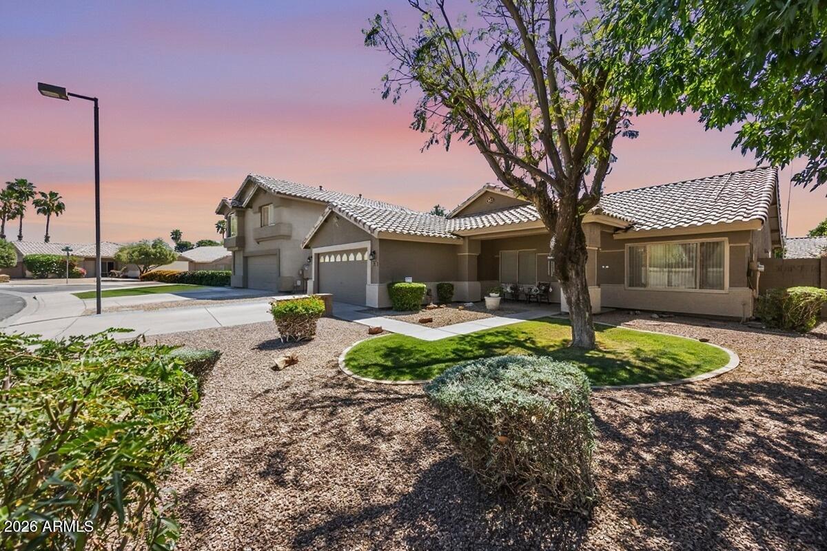 49 West Ivanhoe Street Gilbert, AZ 85233 - Photo 2 of 54 a view of a house with backyard and a tree