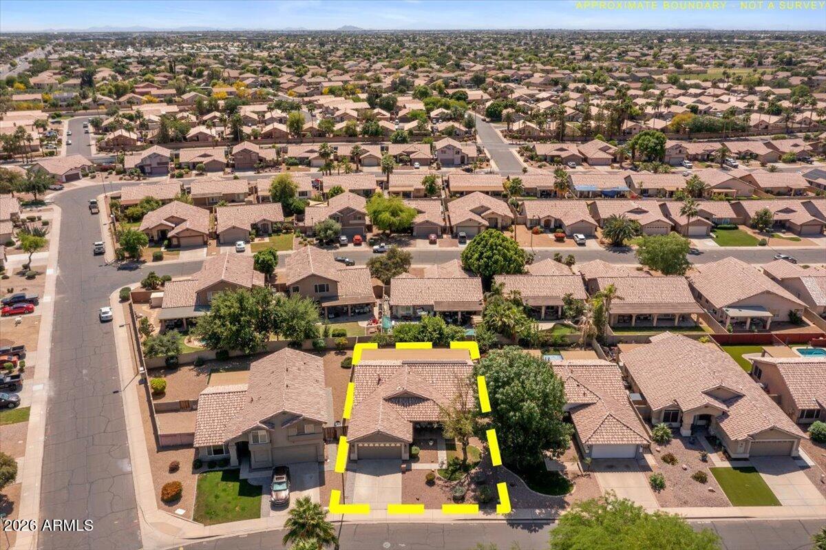 49 West Ivanhoe Street Gilbert, AZ 85233 - Photo 45 of 54 an aerial view of residential building with parking