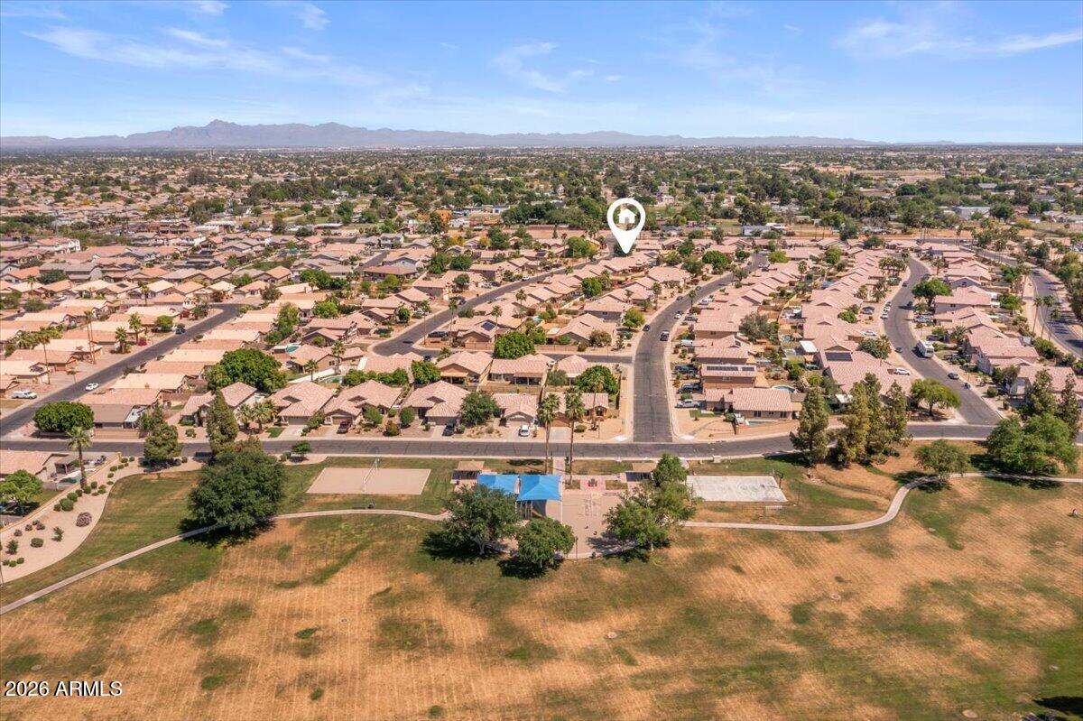 49 West Ivanhoe Street Gilbert, AZ 85233 - Photo 53 of 54 an aerial view of residential building with parking space