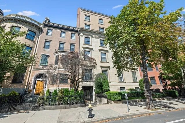 a front view of a building