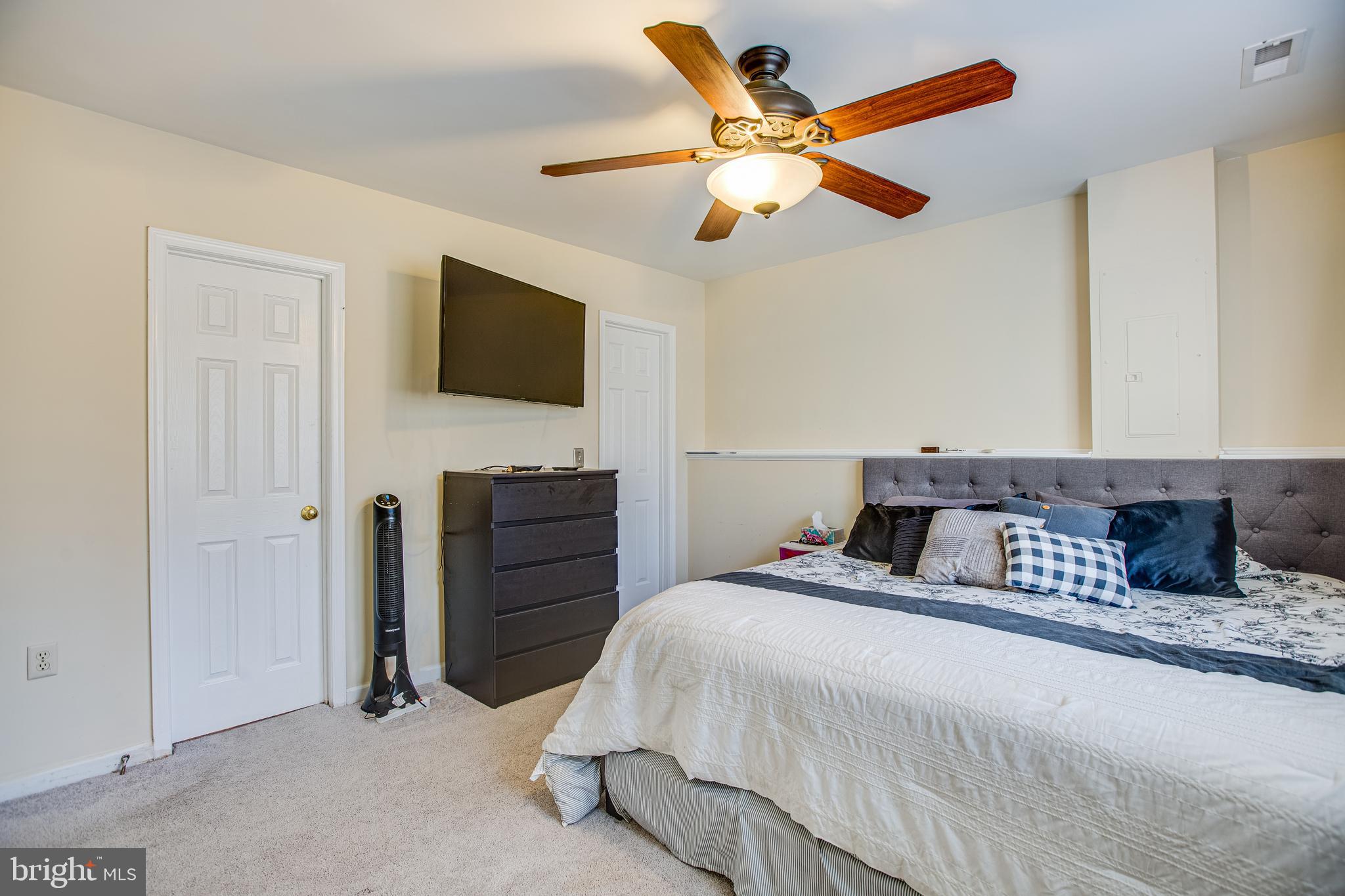 12 Johnson Drive Ruther Glen, VA 22546 - Photo 21 of 33 Master Bedroom with carpet floors.