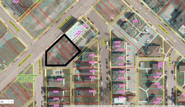 a view of a city with tall buildings