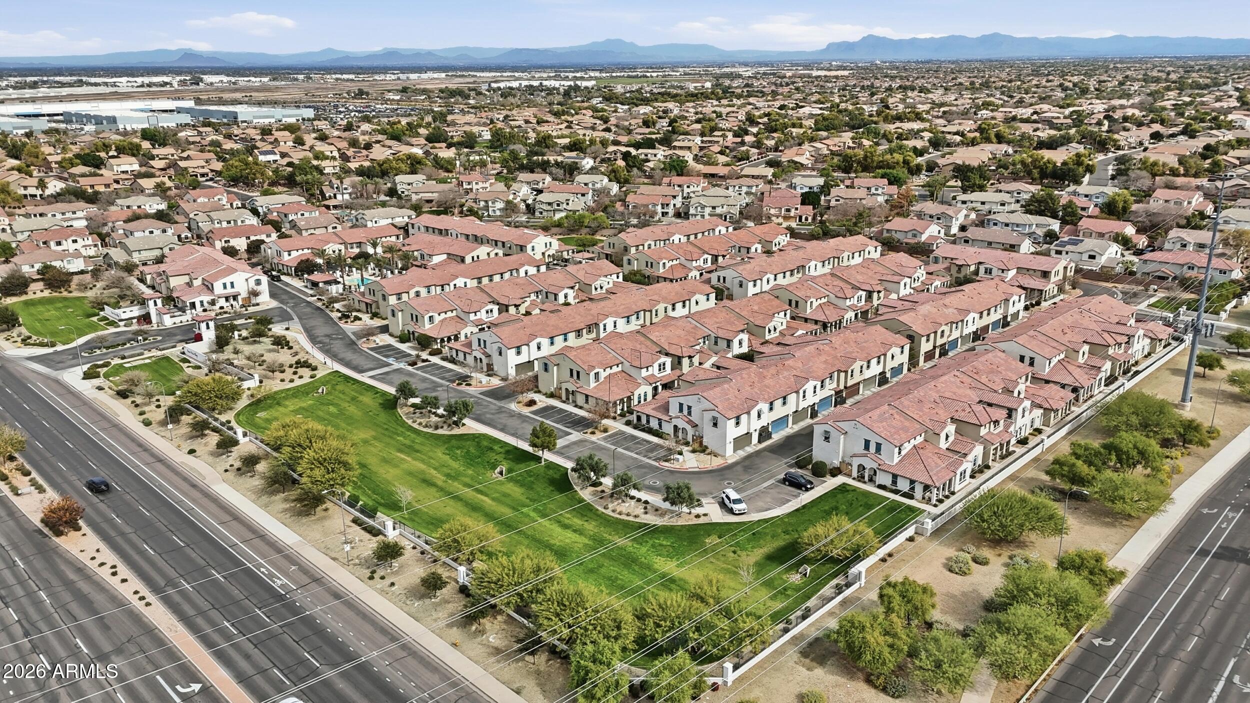 3855 South McQueen Road, Unit 34 Chandler, AZ 85286 - Photo 47 of 48 an aerial view of a city