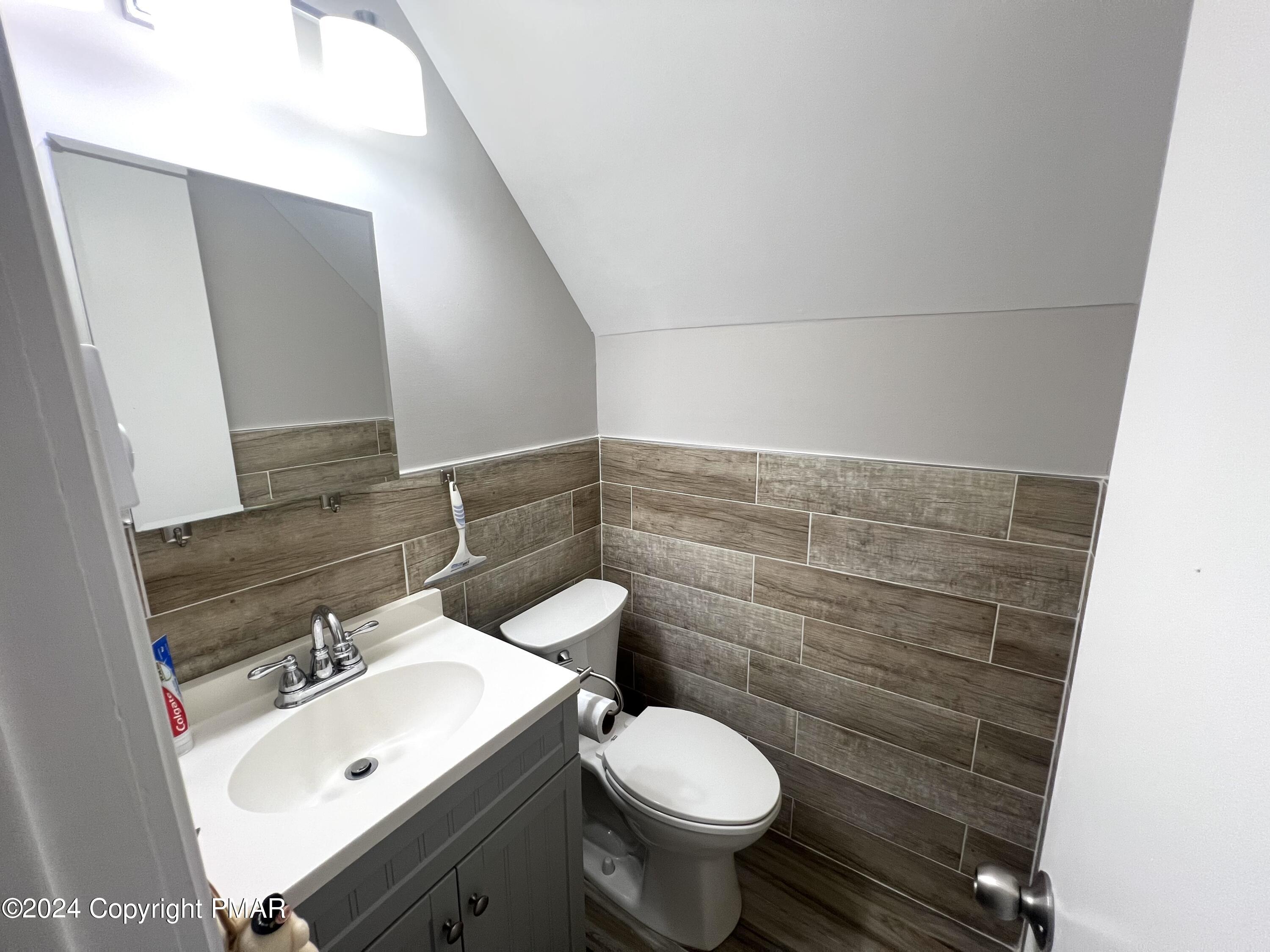 236 Regent Street Bushkill, PA 18324 - Photo 23 of 67 a bathroom with a sink and a toilet