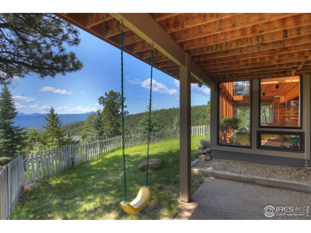 493 Sky Trail Road Boulder, CO 80302 - Photo 34 of 40 a view of a porch