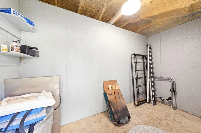 a view of wooden wall