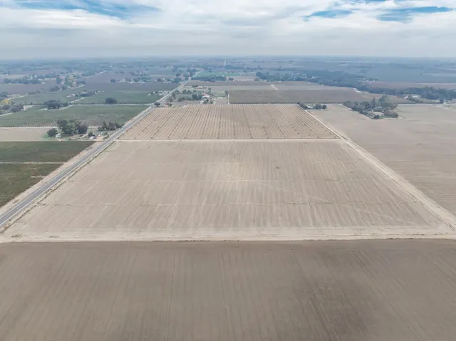 a view of a swimming pool and an ocean view