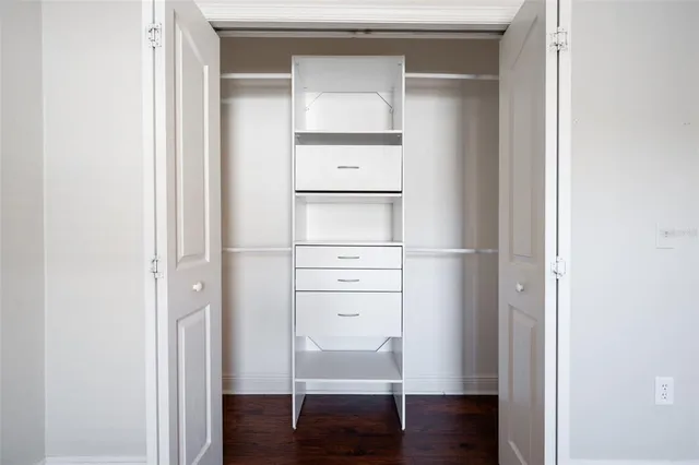 a room with wooden floor