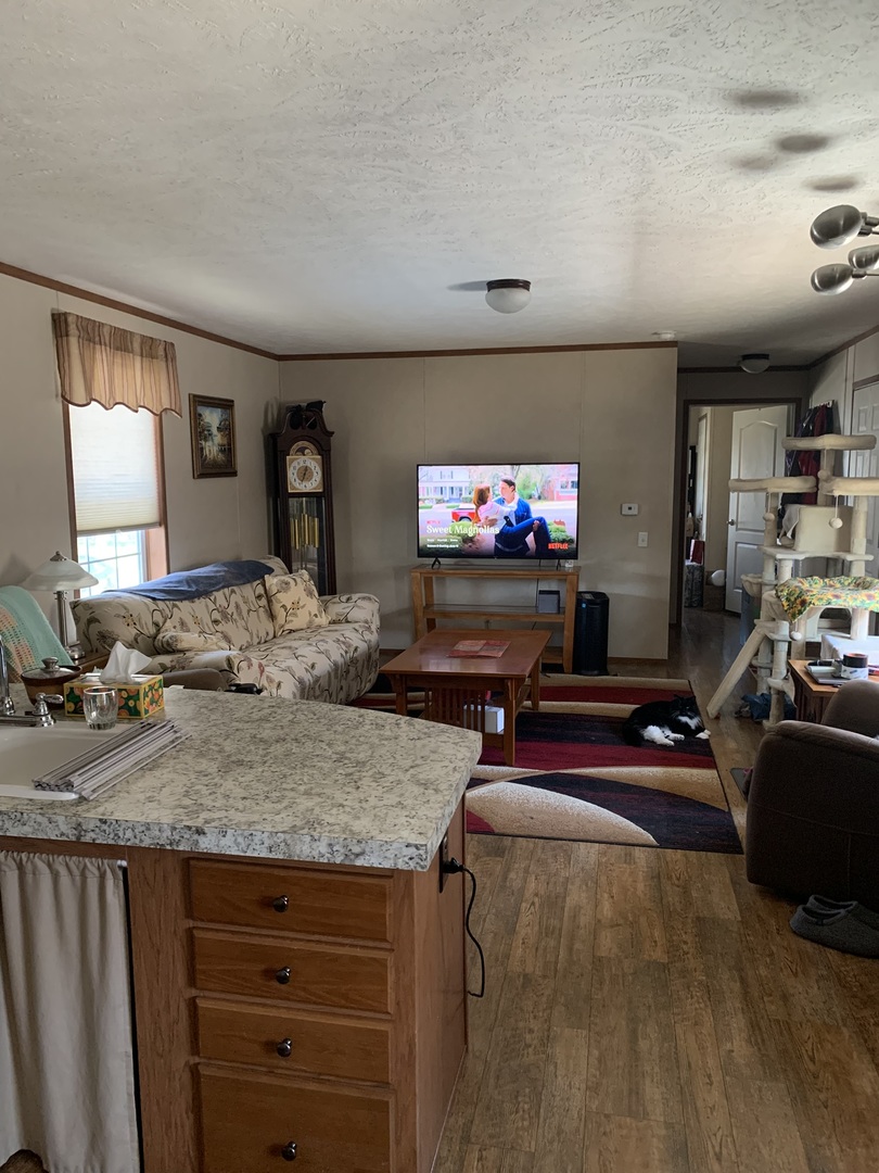 18 Troy Court Bloomington, IL 61701 - Photo 3 of 17 a living room with furniture and a flat screen tv