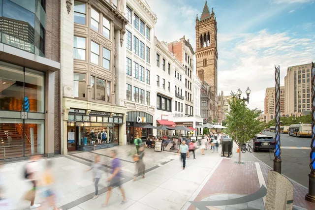 a view of a building with street