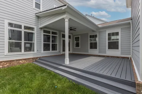 a view of house with deck