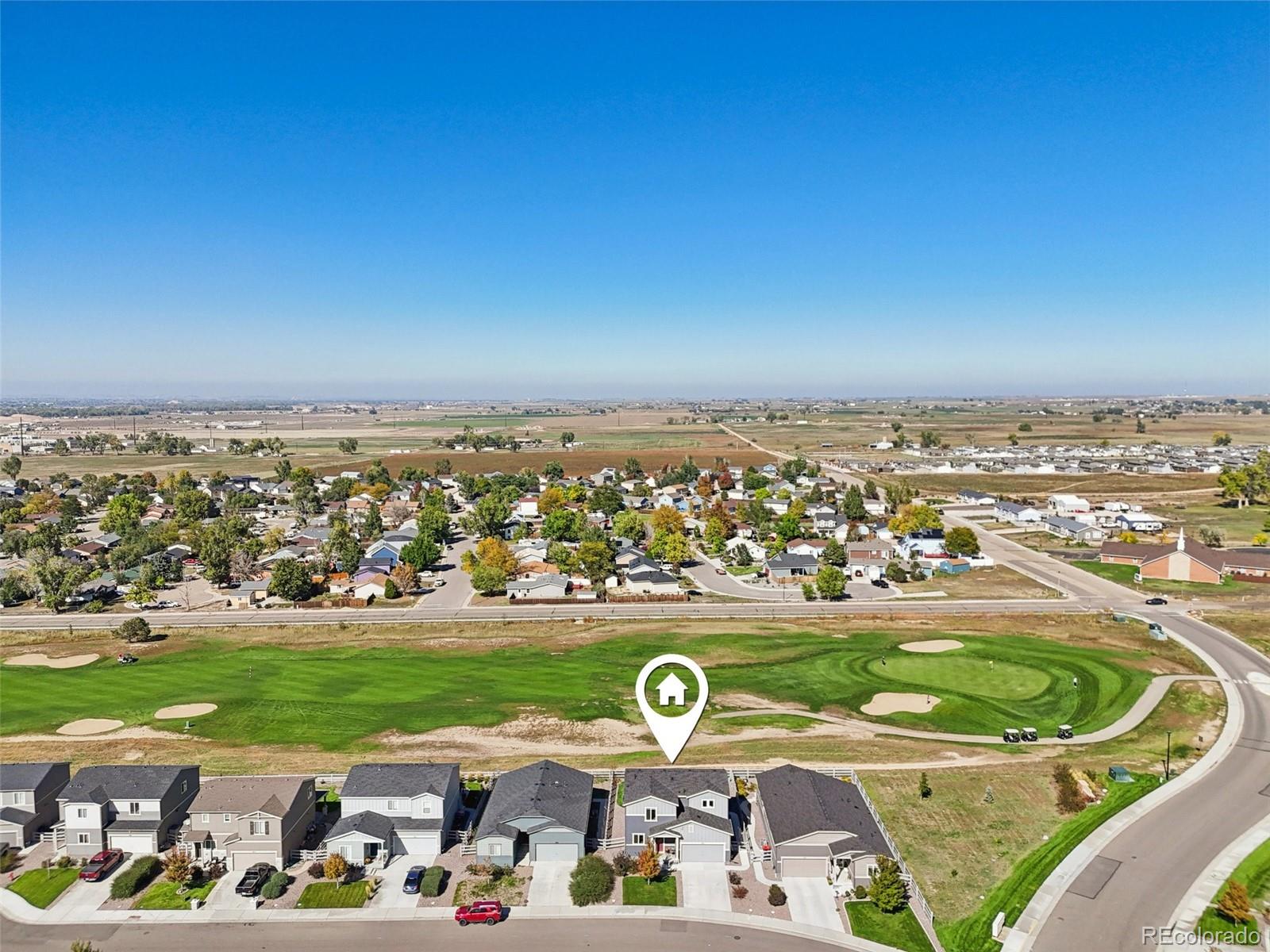 1907 Homestead Drive Fort Lupton, CO 80621 - Photo 42 of 47 an aerial view of a with a big yard