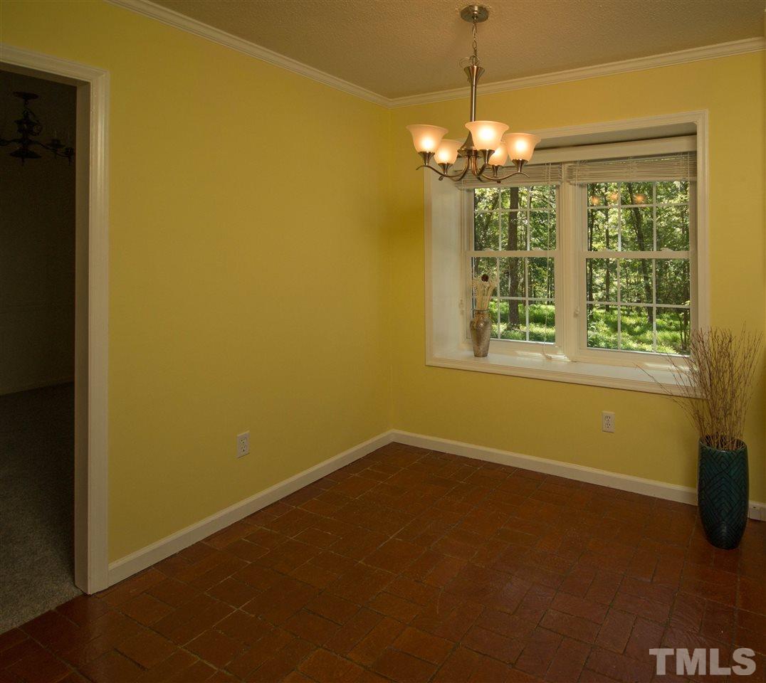 7626 Herndon Road Durham, NC 27713 - Photo 13 of 25 The Breakfast area has a new lighting fixture. Watch and enjoy the wildlife from the double window.