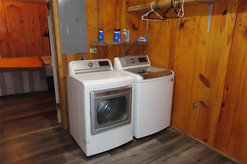 99 Lafayette 215 Road Taylor, AR 71861 - Photo 16 of 18 a utility room with dryer and washer