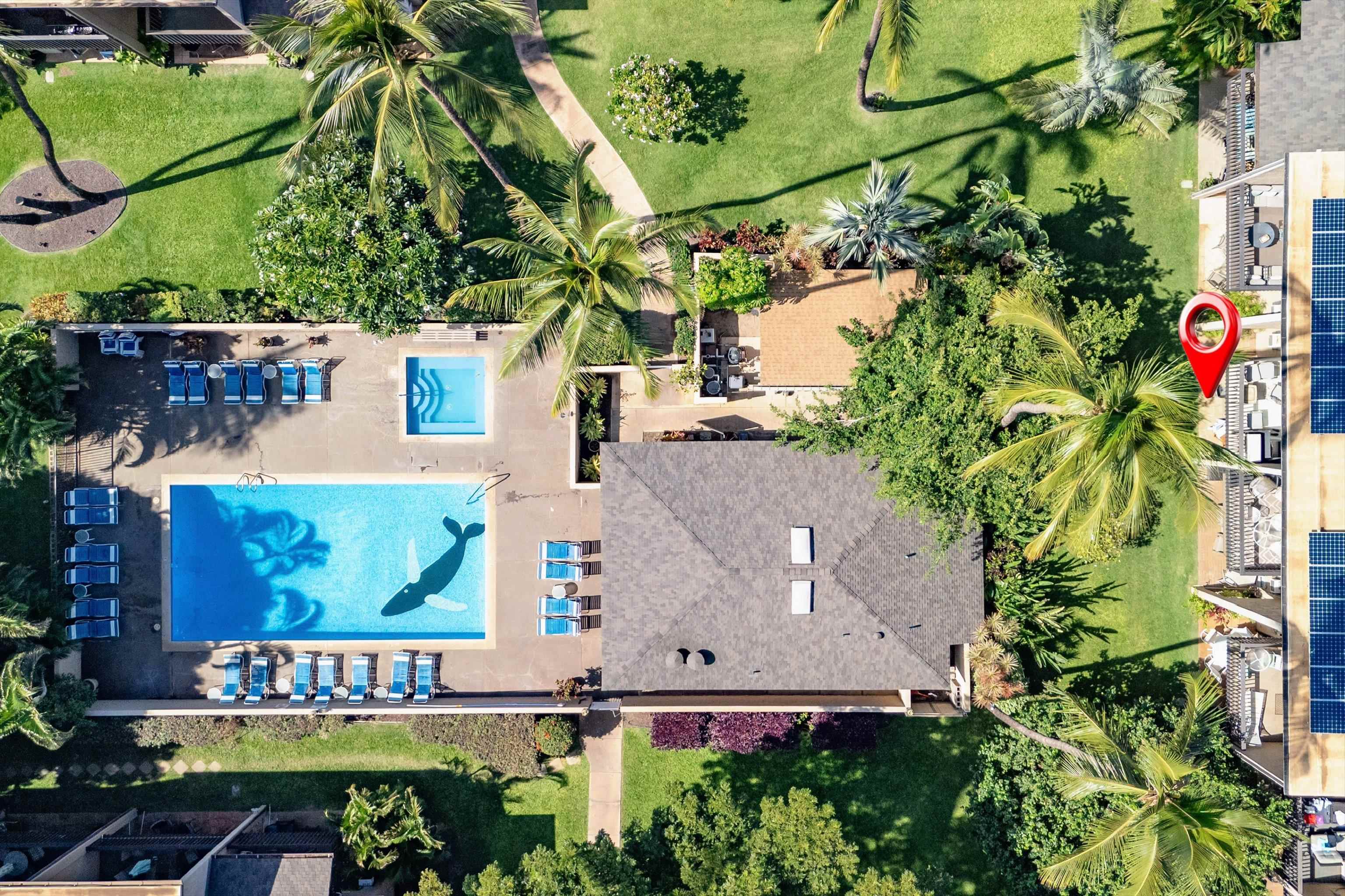 1299 Uluniu Road, Unit G104 Kihei, HI 96753 - Photo 1 of 32 an aerial view of a house
